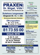 Broschüre Praxisinfo Nürnberg Ärztehaus Langwasser